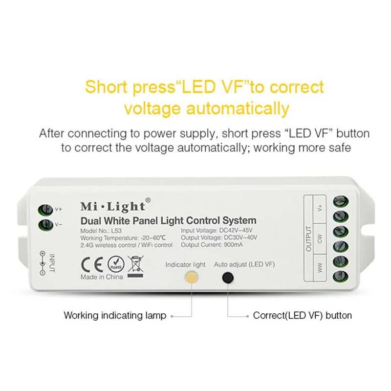 Led correct. Контроллер SLS WIFI White.