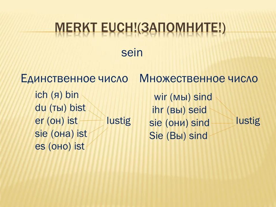 Множественное число das. Множественное число das