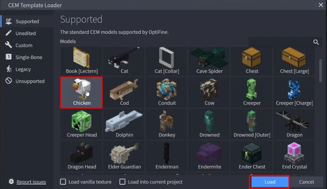 Template loader