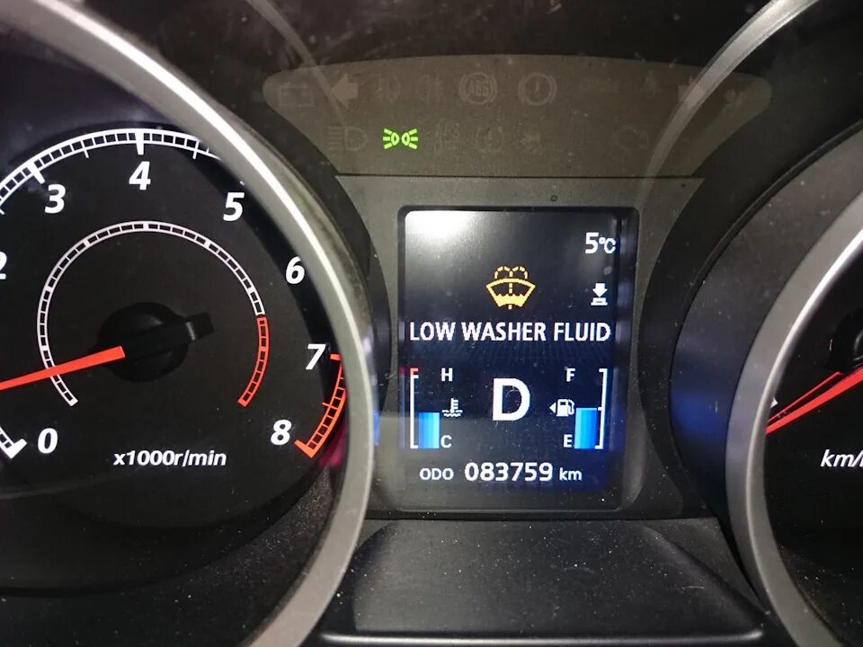 Low washer fluid перевод на русский