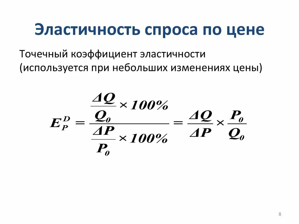 Эластичный коэффициент. Коэффициент эластичности спроса формула. Коэффициент точечной эластичности спроса по цене. Эластичность коэффициент эластичности. Коэффициент точечной эластичности.