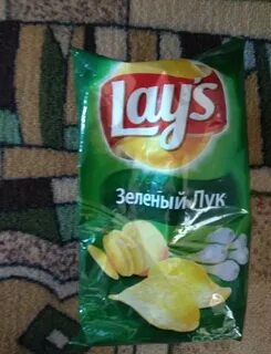 Чипсы lay's зеленый лук