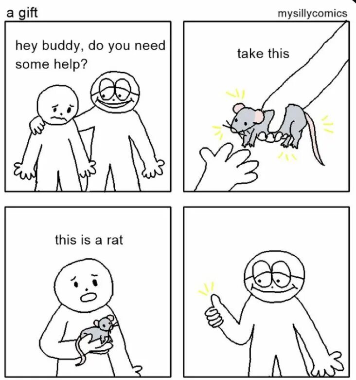 To be of some help. Крыса комикс. Mysillycomics. Hey buddy комикс. Мем комикс rat.