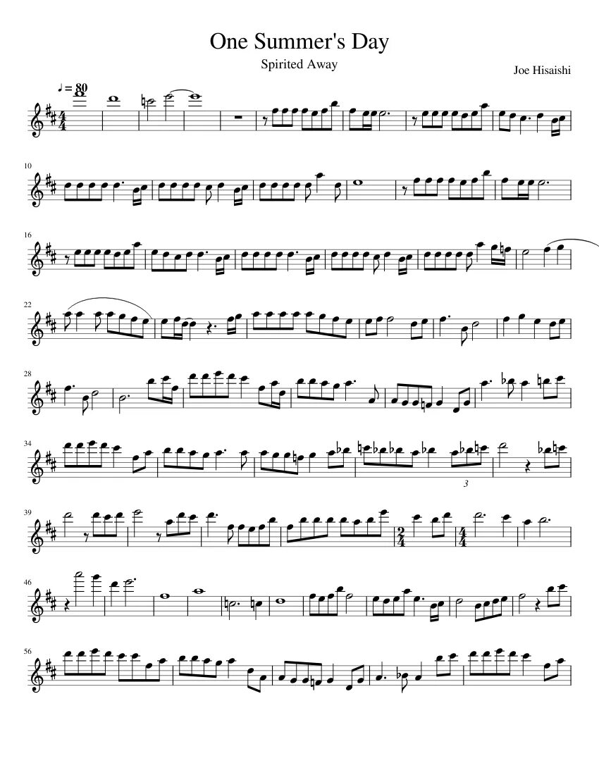 One summer day ноты. Джо хисаиши ноты spirited away. Joe hisaishi one summer's day ноты. Joe hisaishi one summer's day ноты. Joe hisaishi one summer's day ноты для фортепиано.
