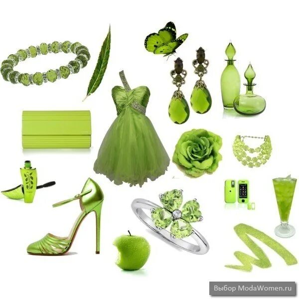 5 предметов зеленого цвета. Зеленые вещи. Салатовые аксессуары в одежде. Вещи зеленого цвета. Зеленые аксессуары.