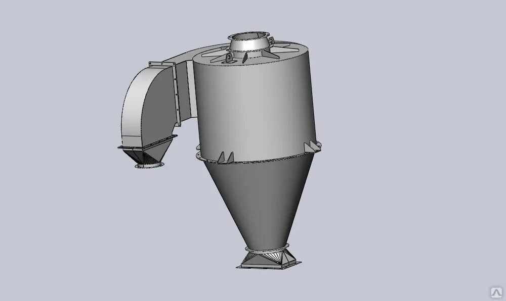 Циклон для деревообработки. 3d модель циклон д600. cyclone циклон 3d model. циклон црфз к3 710. циклон 4бцш-550 3d модель.