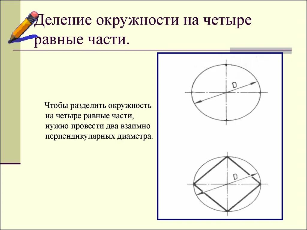 Равно четверо. Поделить окружность на 4 равные части. Деление окружности на 4 части. Деление окружности на равные части. Геометрические построения.