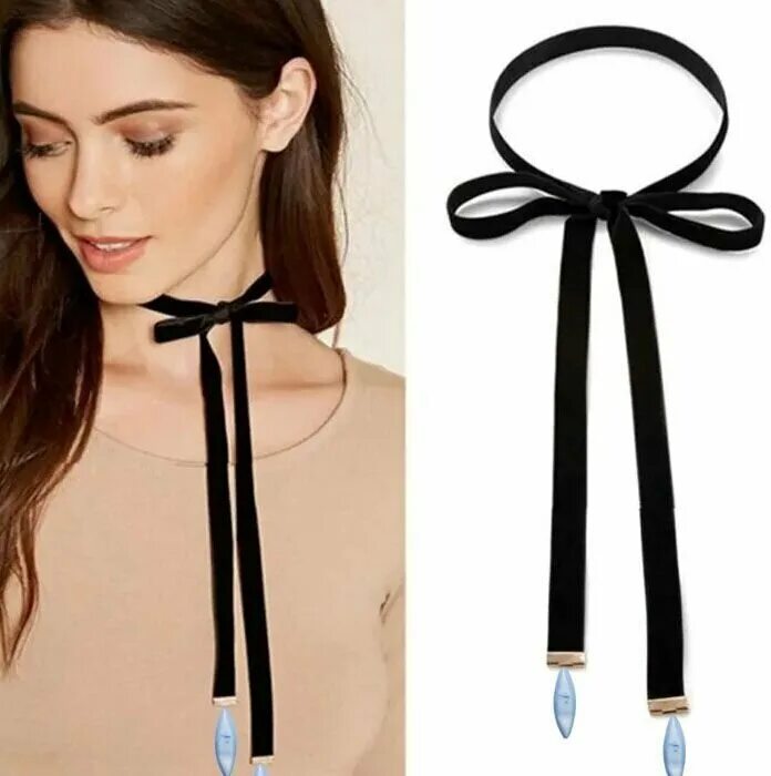 чокер. ленточка черного цвета носимая на шее. ленточка черного цвета носимая на шее. чокер. чокеры на шею женские.