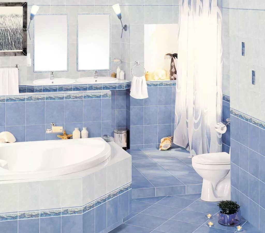 Какую плитку использовать в ванной. Кафельная плитка для ванной. Плитка в ванную комнату голубая. Голубая кафельная плитка для ванной. Кафель голубой для ванны.