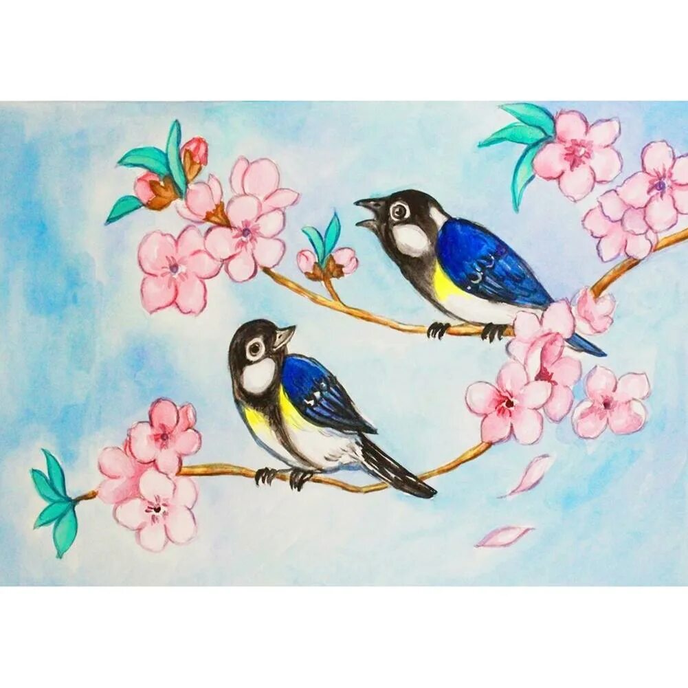 Рисунок на тему день птиц. Весенние птицы рисунки. Рисунки весны для срисовки. Птица на ветке рисунок.