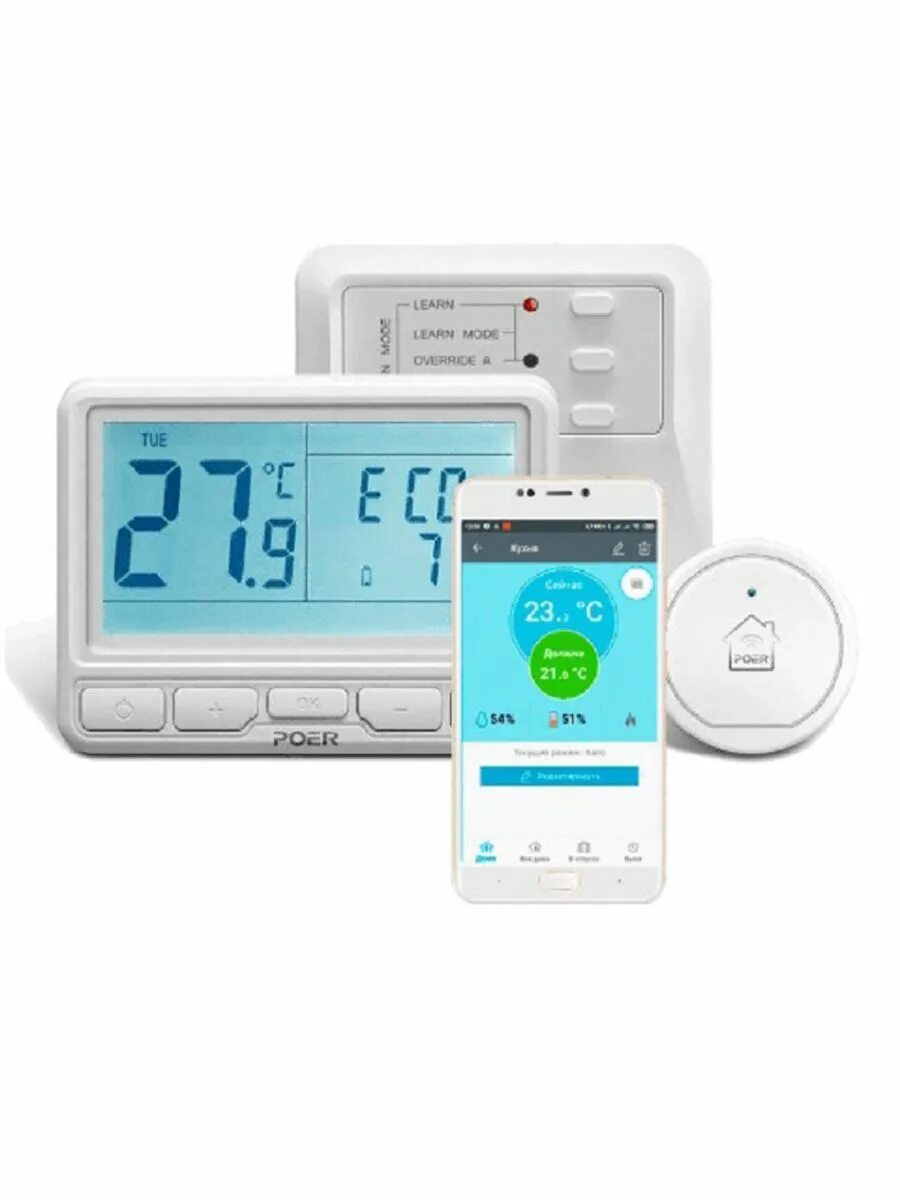 Термостат Poer ptc10-ptr10. Poer беспроводной термостат. Smart thermostat Wi-Fi терморегулятор. Термостат с WIFI для котла отопления 220в.