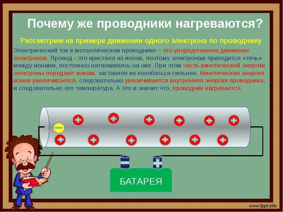 При пропускании постоянного электрического тока через провод. Электрический ток в металлах 8 класс физика. Проводники электрического тока. Движение тока по проводнику. Движение электронов в проводнике.