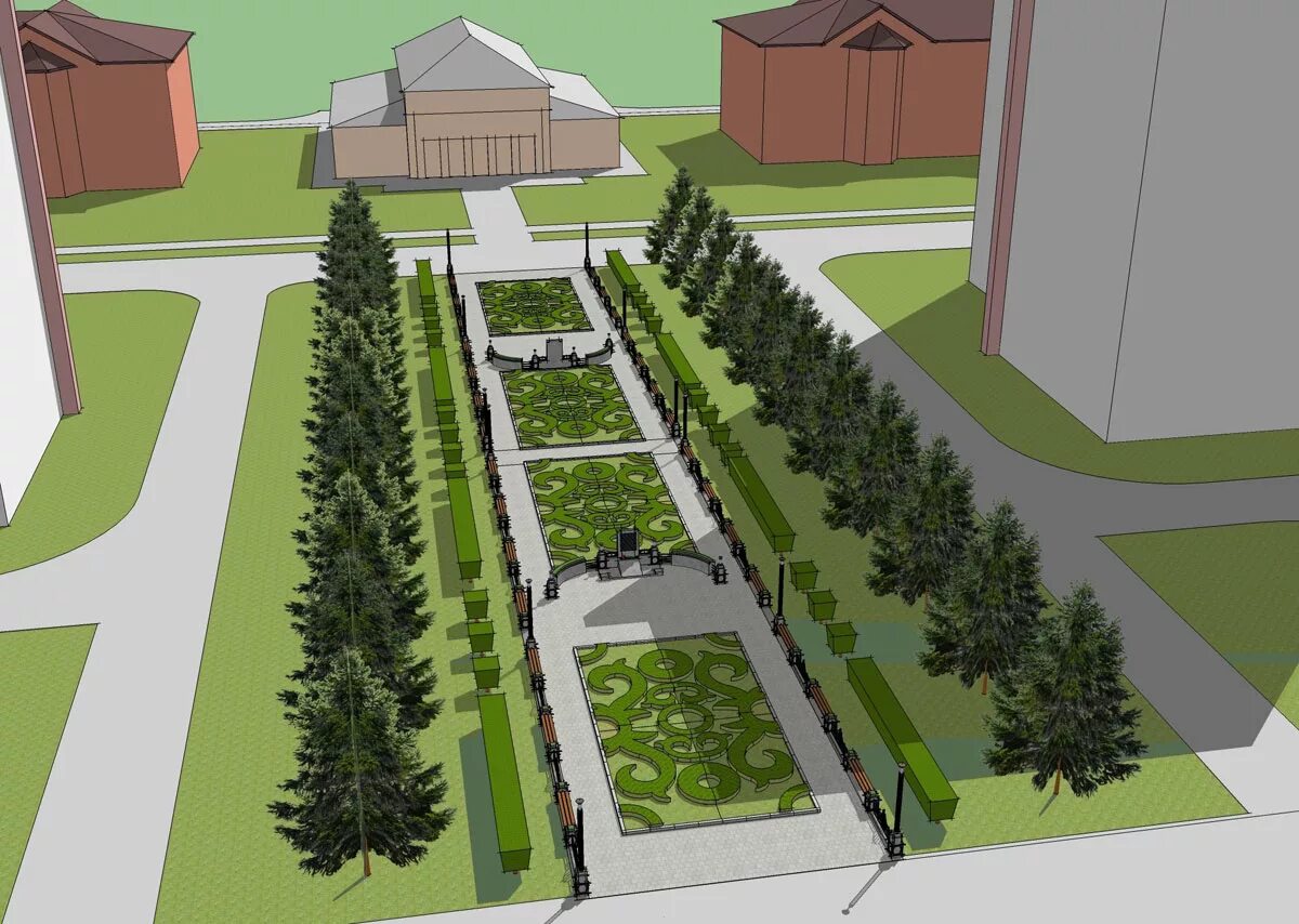 стадион химик тверь проект. современные парки. проект здания завода. проект благоустройства. парк аллеи славы генплан.