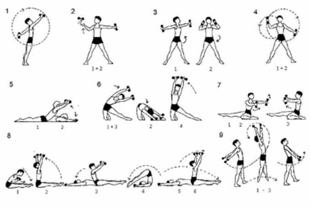 Гантельная гимнастика для мужчин комплексы упражнений. Комплекс упражнений с гантелями (10-12 упражнений). Комплекс упражнений для рук с гантелями для мальчиков. Комплекс упражнений с гантелями для подростков.