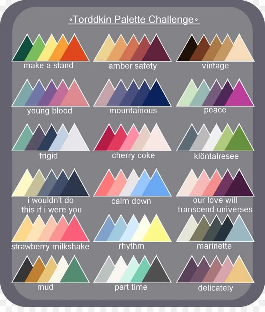 Цветовая палитра (Color Palette). Сочетание цветов для дизайнера. Сочетание цветов в рисовании. Гармоничное сочетание цветов.