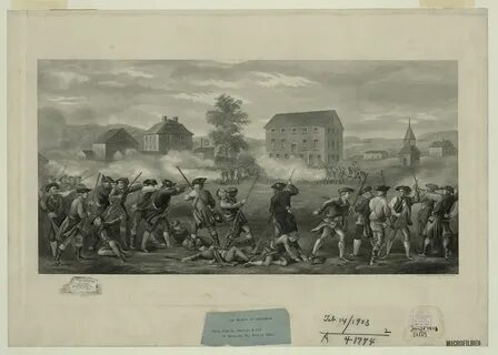 19 апреля 1775 год события