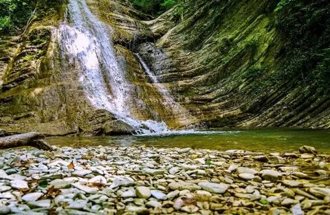 Белореченские водопады краснодарский