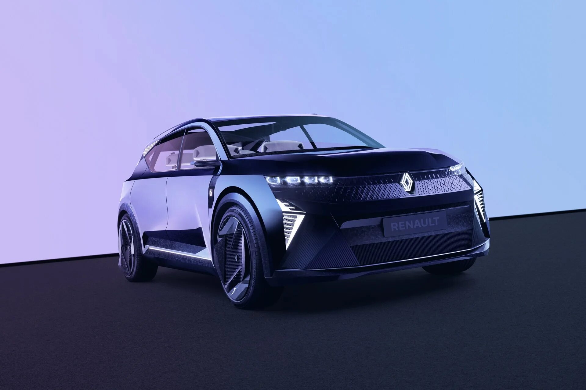 Renault 2024 года. Renault Scenic Vision. Scenic Vision 2022 Renault. Renault SUV Concept 2022. Рено электромобиль концепт.