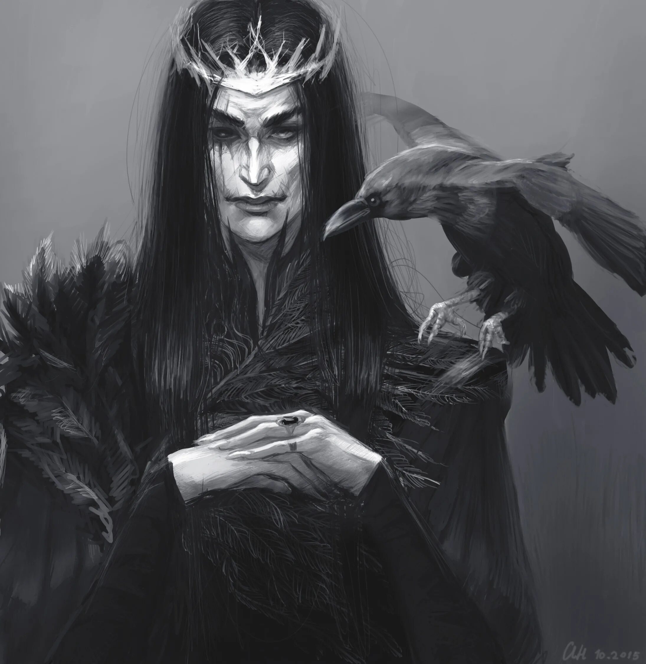 Модная ворона рисунок. Королевский ворон. Вороны нора сакович. Crow king. Ворона в короне.