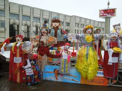 Конкурс масленичных кукол