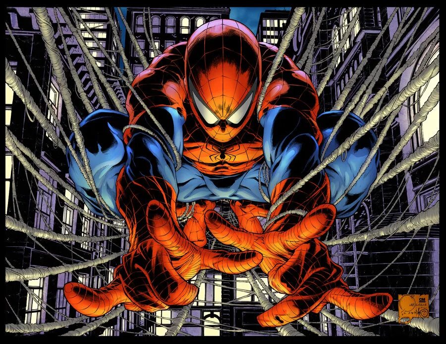 Как по английски будет паук. Joe Quesada Spider man Art. Avenging Spider-man. Spider man by Joe Quesada. Spider man Brainstorm.