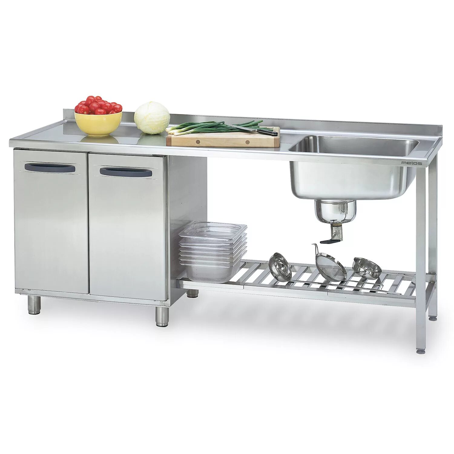 Hackman metos Chef 220 ТЭН. Metos Chef 240 панель. Стол с мойкой. Стол с моечной ванной