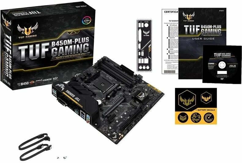 Материнская плата asus tuf gaming b450 plus