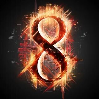 Красные числа 8