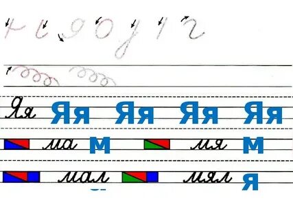 Письмо строчной буквы у 1 класс