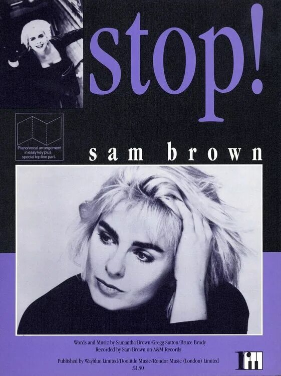 Песня sam brown. Stop! Сэм Браун. Sam Brown stop обложка. Sam Brown - stop альбомы. Sam Brown stop 1988 обложка.