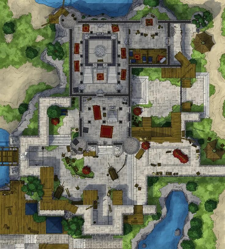 Днд крепость. Battle map замок днд. крепость map dnd. карта поместья днд. ролл 20 днд battle map замок.