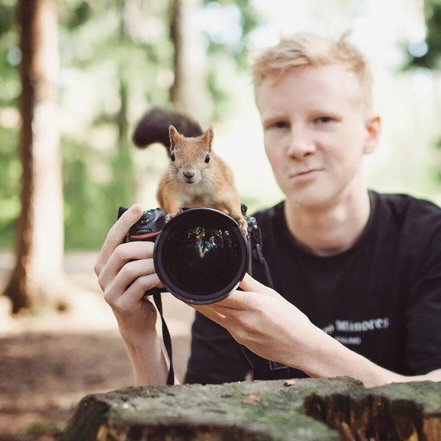 Съемка животных. Фотограф фотографирует животных. Профессия фотограф.