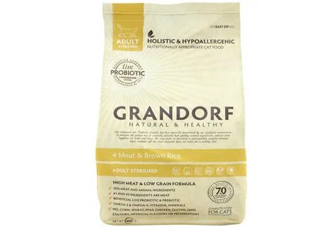 Grandorf sterilised для кошек 2 кг