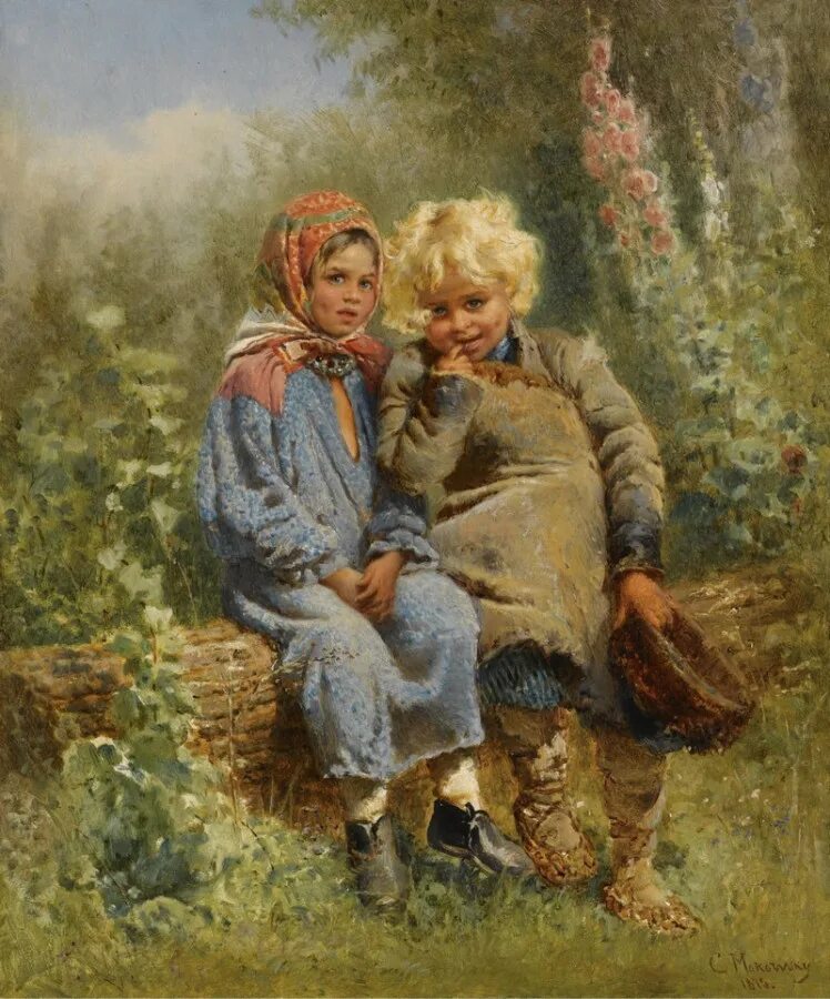 России дети картины. Константина Егоровича Маковского (1839–1915),.