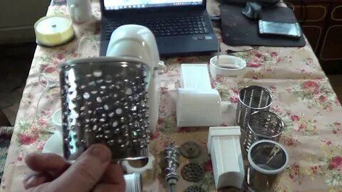 Как собрать мясорубку для овощей