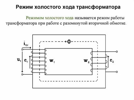 Какие режимы работы трансформатора