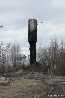 Водонапорная башня зимой