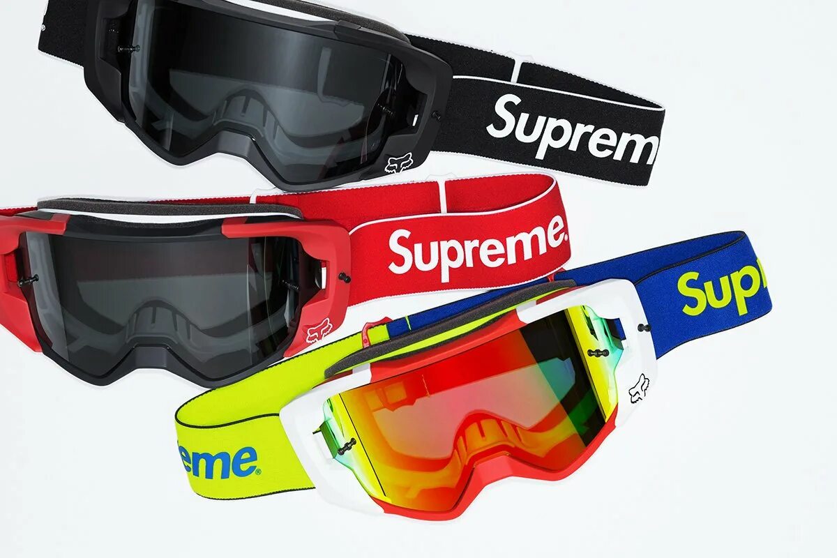 Fox x5. Очки Fox Supreme. Очки Суприм лыжные. Очки кроссовые Суприм. Supreme Fox Racing.