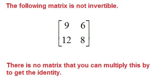 What is matrix. When matrix is invertible. nonsingular matrix. what are singular matrices.