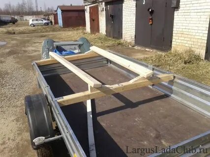 Ложемент для лодки в прицеп своими руками