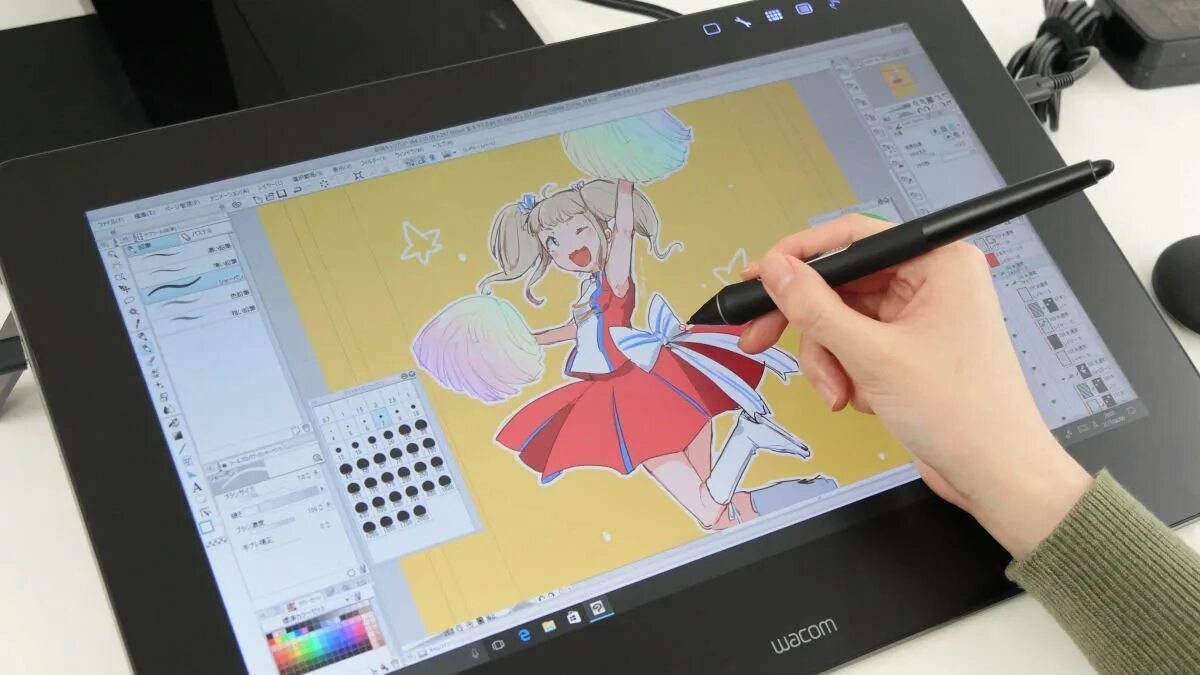 Xp pen рисовать. Wacom Cintiq 16. Графический планшет Wacom Cintiq 12wx.