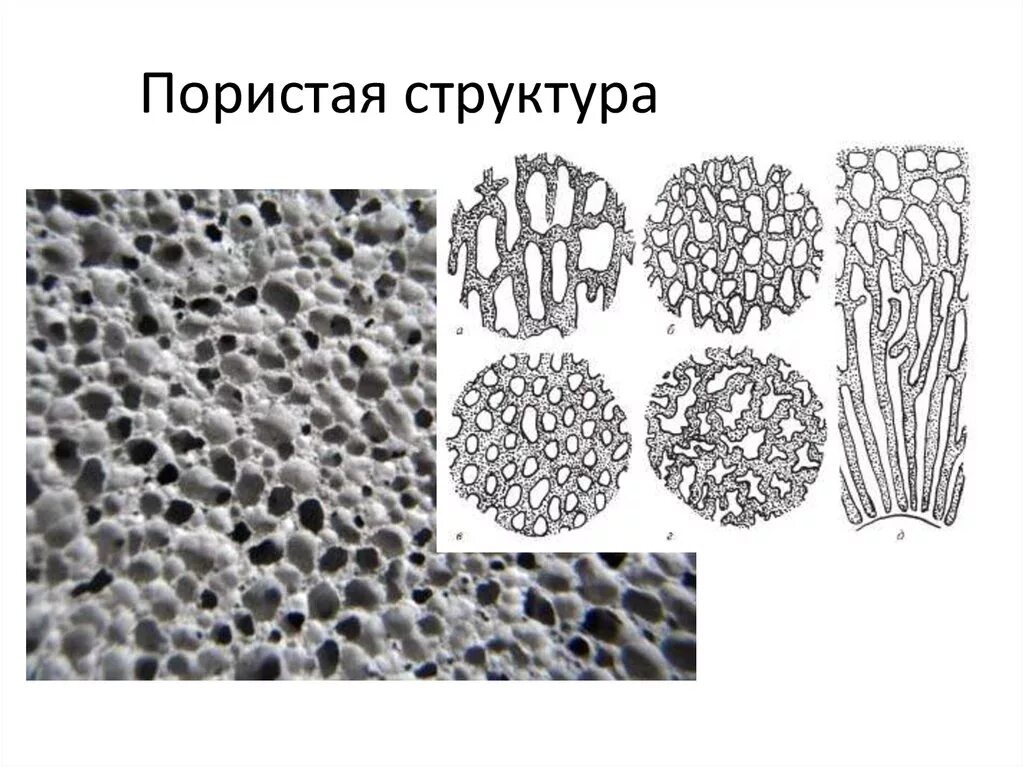 Структура пористости. Пористая структура катализаторов. Пористость горных пород. Открытая и общая пористость. Коэффициент динамической пористости.