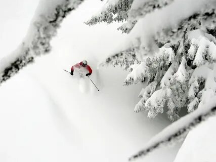 Снег горные лыжи
