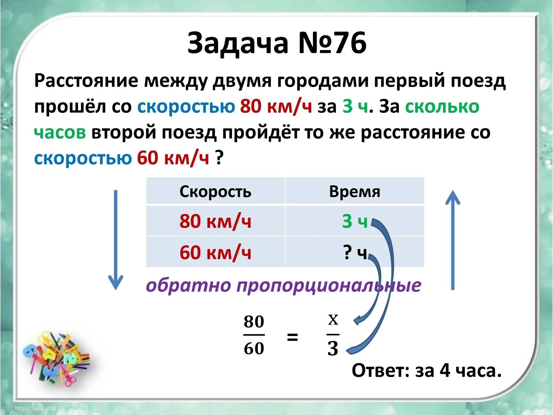 Поезд прошел расстояние 560. Задачи на обратную пропорциональность 6 класс с решением. Поезд проходит расстояние между двумя городами за 3. Прямая и Обратная пропорциональность 6 класс объяснение. Таблицы с задачами нахождения скорости времени расстояния 4 класс.