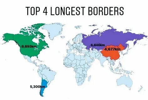 Границы стран интерес