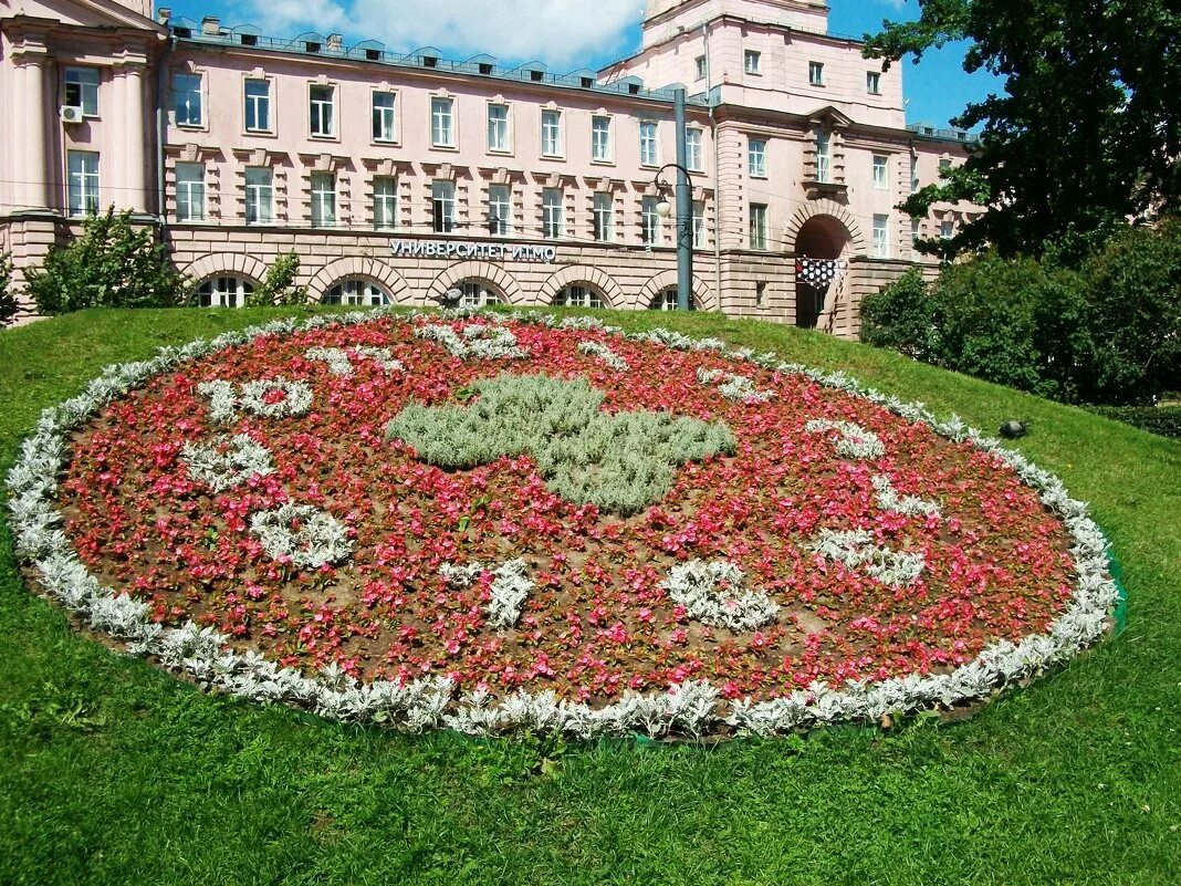 цветочные часы спб. цветы за час. цветочные часы в казахстане алматы. клумбы в германии. клумбы в швейцарии.