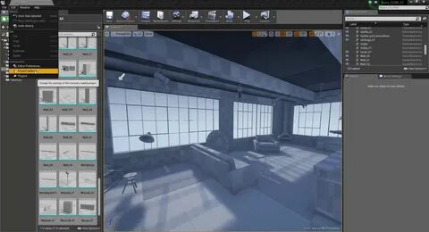 Unreal engine окна