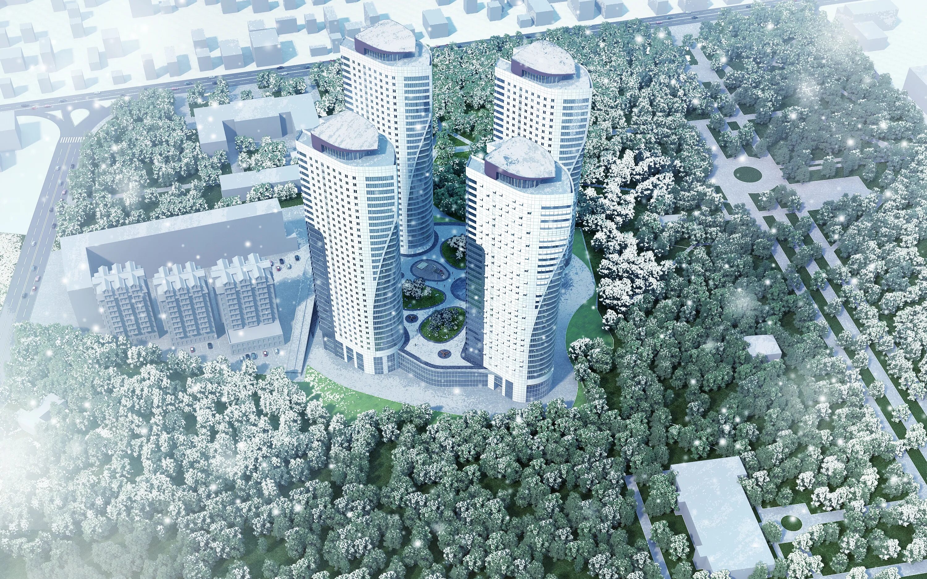 White complex. Жилой комплекс Журавли Махачкала. Проект жилого комплекса.
