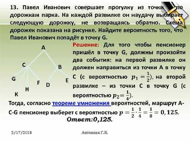 Найдите вероятность события выбранная женщина является пенсионером