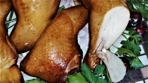 Куриный окорочок холодного копчения
